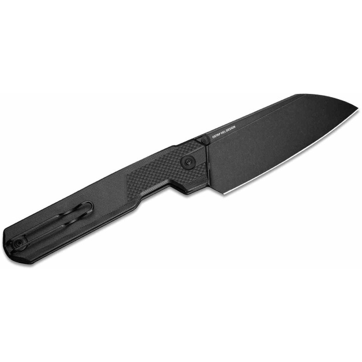 Couteau CIVIVI Hid Black Manche G10 Lame Tanto Reverse Acier 14C28N Blk IKBS Liner Lock Clip CIVC230081 - Livraison Gratuite
