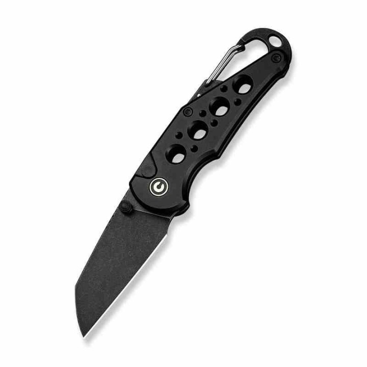 Couteau CIVIVI Pragma Black Manche Alu Lame Acier Nitro-V Blk Button Lock Ouvre Bouteilles CIVC23062B1 - Livraison Gratuite