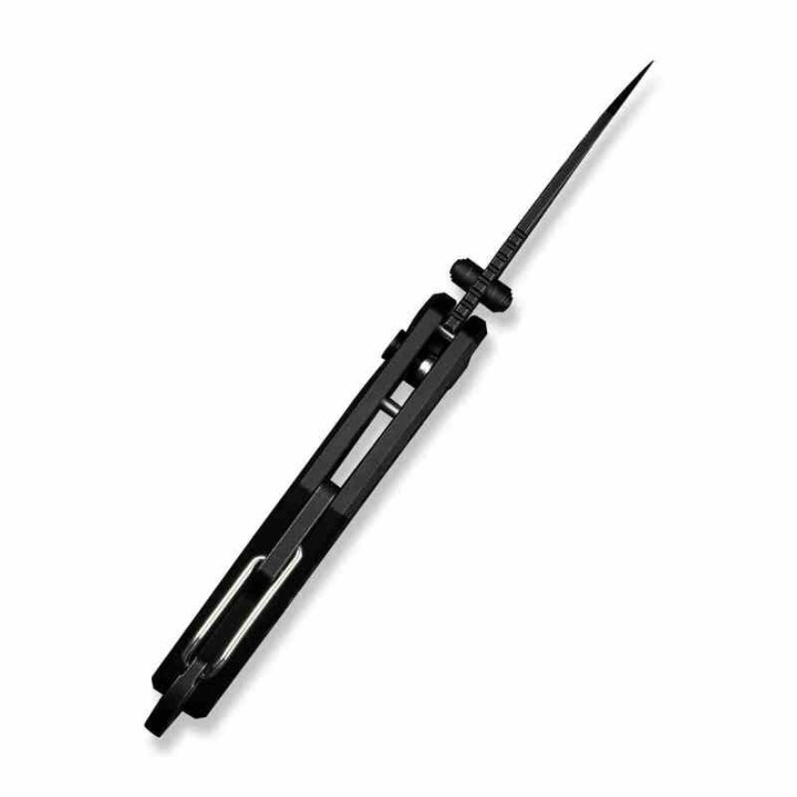 Couteau CIVIVI Pragma Black Manche Alu Lame Acier Nitro-V Blk Button Lock Ouvre Bouteilles CIVC23062B1 - Livraison Gratuite