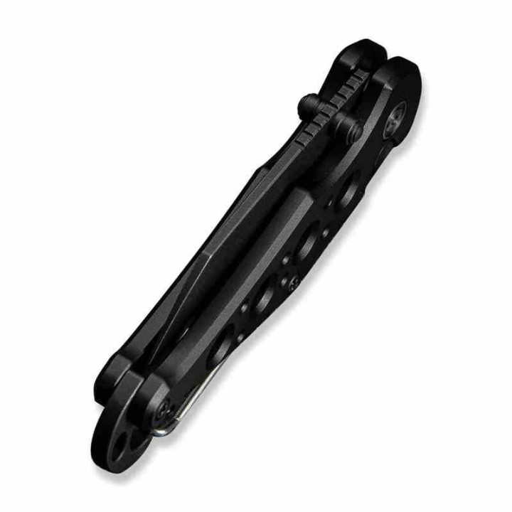 Couteau CIVIVI Pragma Black Manche Alu Lame Acier Nitro-V Blk Button Lock Ouvre Bouteilles CIVC23062B1 - Livraison Gratuite