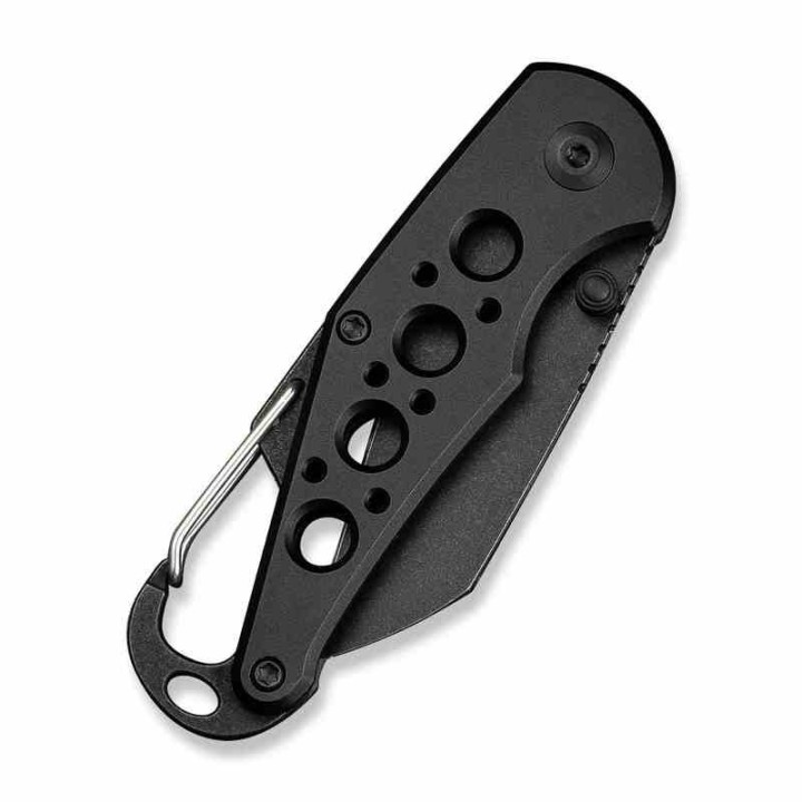 Couteau CIVIVI Pragma Black Manche Alu Lame Acier Nitro-V Blk Button Lock Ouvre Bouteilles CIVC23062B1 - Livraison Gratuite