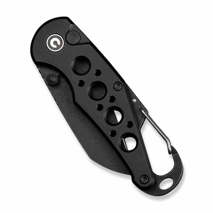 Couteau CIVIVI Pragma Black Manche Alu Lame Acier Nitro-V Blk Button Lock Ouvre Bouteilles CIVC23062B1 - Livraison Gratuite