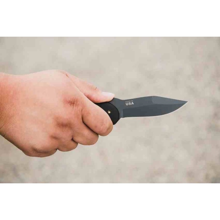 Couteau TOPS Sneaky Pete Acid Rain Lame Acier 1095 Manche Micarta Etui Kydex Sheath USA TPSP03 - Livraison Gratuite