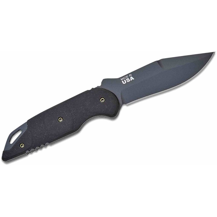 Couteau TOPS Sneaky Pete Acid Rain Lame Acier 1095 Manche Micarta Etui Kydex Sheath USA TPSP03 - Livraison Gratuite