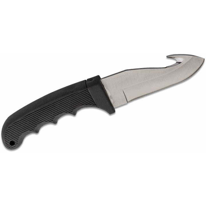 Couteau de Chasse Bear & Son Guthook Hunter Lame Acier 440 Manche ABS Etui Cuir Made In USA BC444 - Livraison Gratuite