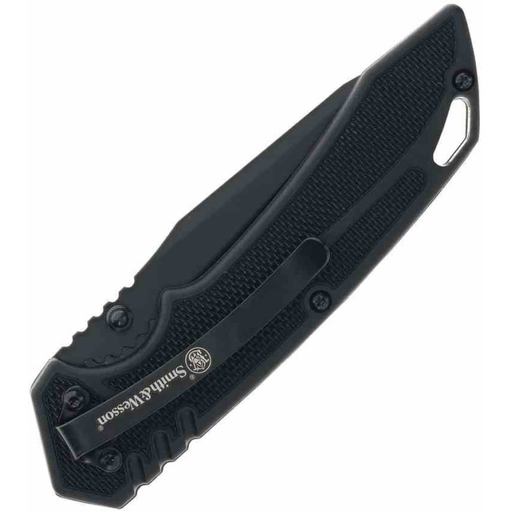  Couteau Smith&Wesson Special Ops Lame Clip Point Acier Inox Manche Polymer Linerlock Clip SW1205913 - Livraison Gratuite
