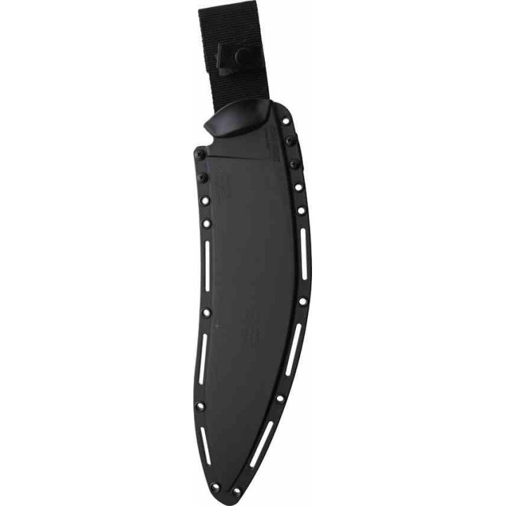 Couteau Cold Steel Gurkha Kukri Plus Blackout Lame Acier Carbone 52100 Manche Kray-Ex Etui Plastic CS35GKX - Livraison Gratuite