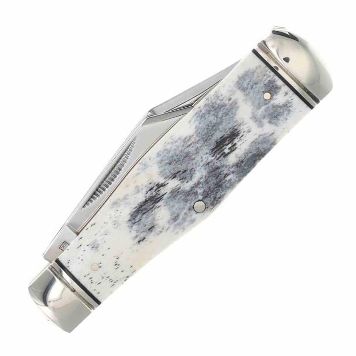 Couteau Rough Ryder Appaloosa Gray Bone 2 Lames Acier Inox Boite Collector RR2485 - Livraison Gratuite