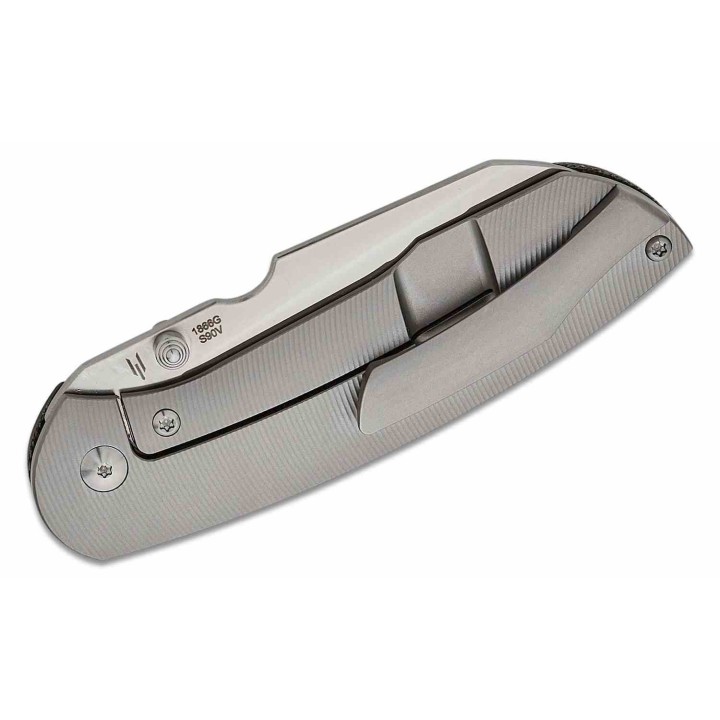 Couteau ArtisanCutlery Prime Green Micarta/Titanium Lame Acier S90V IKBS Frame Lock Clip ATZ1866GODG - Livraison Gratuite