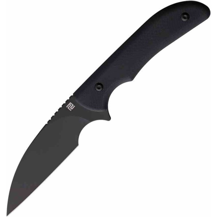 Couteau Neck Artisan Cutlery Sea Snake Black Lame Acier AR-RPM9 Blk Manche G10 Etui Kydex ATZ1842BBBK - Livraison Gratuite
