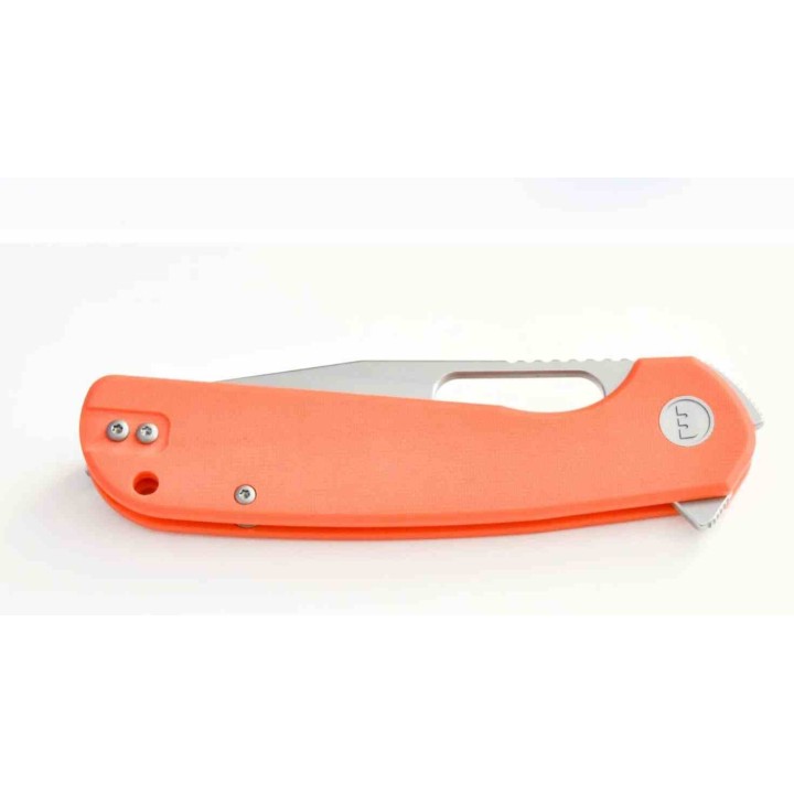 Couteau Eutektik Trinity Orange Manche G-10 Lame Acier 14C28N SW Linerlock Clip EUT002 - Livraison Gratuite