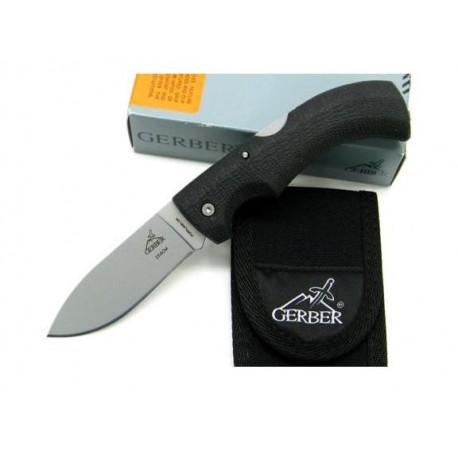 Couteau Gerber Gator Knives Lame Acier 154CM Manche Kraton Housse Cordura Made In USA G6064 - Livraison Gratuite