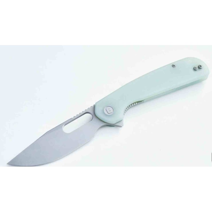 Couteau Eutektik Trinity Jade Manche G-10 Lame Acier 14C28N SW Linerlock Clip EUT003 - Livraison Gratuite