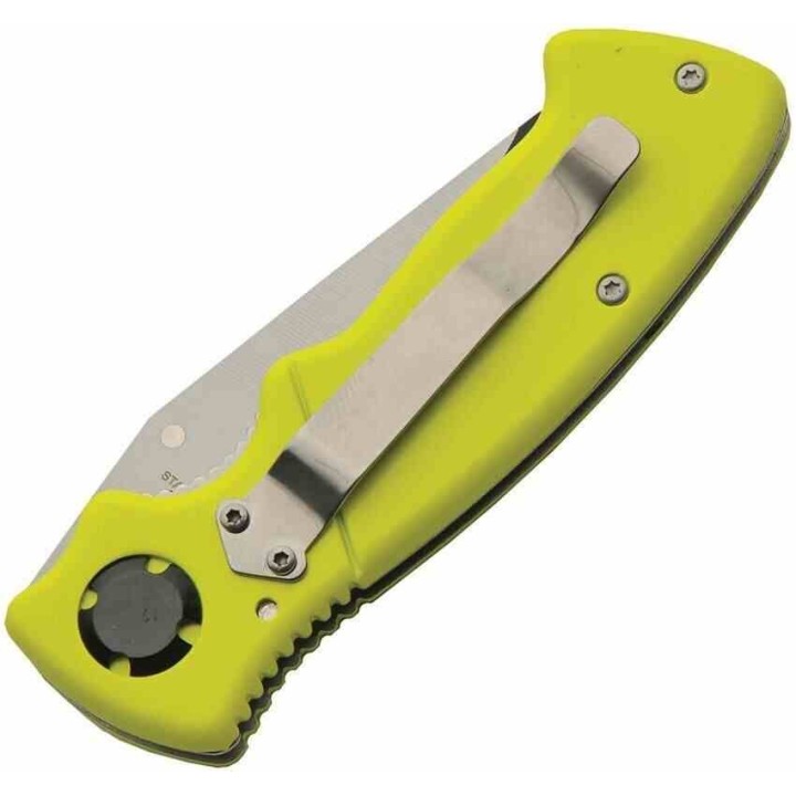 Lot de 3 Couteau Rite Edge Hollow Neon Manche Abs Lame Acier 3Cr13 Clip Linerlock CN211581YW - Livraison Gratuite