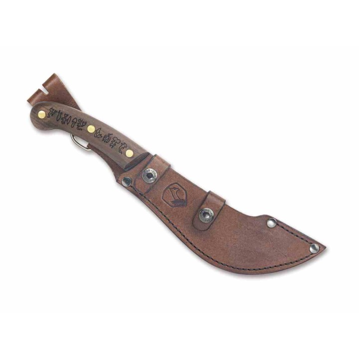Couteau Condor Matato'a Lame Acier Carbone 1095 Manche Noyer Etui Cuir Made Salvador CTK3976712 - Livraison Gratuite