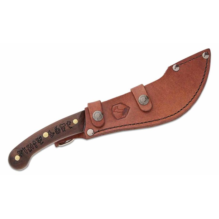 Couteau Condor Matato'a Lame Acier Carbone 1095 Manche Noyer Etui Cuir Made Salvador CTK3976712 - Livraison Gratuite