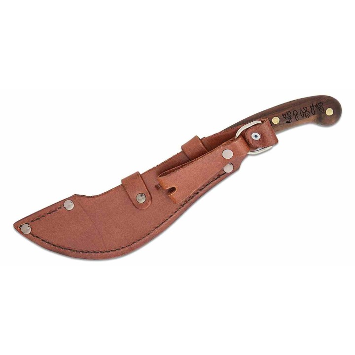 Couteau Condor Matato'a Lame Acier Carbone 1095 Manche Noyer Etui Cuir Made Salvador CTK3976712 - Livraison Gratuite