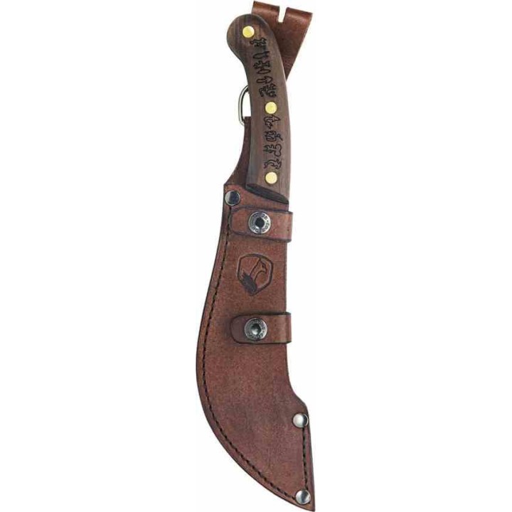 Couteau Condor Matato'a Lame Acier Carbone 1095 Manche Noyer Etui Cuir Made Salvador CTK3976712 - Livraison Gratuite