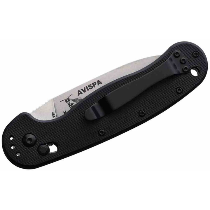 Couteau Automatique ESEE Avispa AUTO Slide Lock Lame Acier 14C28N Manche G10 Linerlock Clip USA BRK1304 - Livraison Gratuite