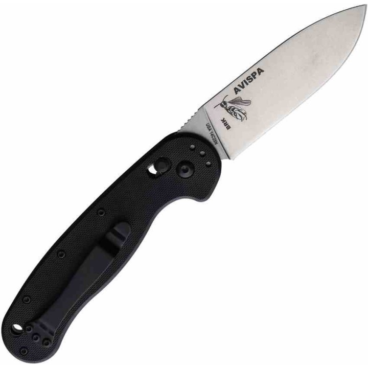 Couteau Automatique ESEE Avispa AUTO Slide Lock Lame Acier 14C28N Manche G10 Linerlock Clip USA BRK1304 - Livraison Gratuite