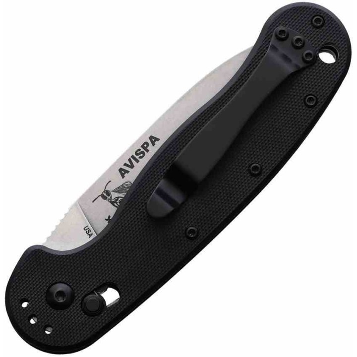 Couteau Automatique ESEE Avispa AUTO Slide Lock Lame Acier 14C28N Manche G10 Linerlock Clip USA BRK1304 - Livraison Gratuite