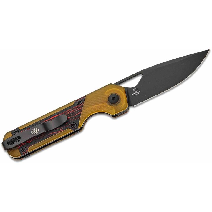 Couteau Kizer Cutlery Mini Militaw PEI Manche Ultem/G-Mascus Lame Acier Nitro-V Linerlock Clip KIV3634SA1 - Livraison Gratuite