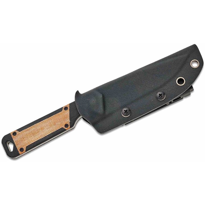 Couteau Kizer Militaw Black G10/Micarta Lame Acier Nitro-V Etui Kydex KI1067A2 - Livraison Gratuite