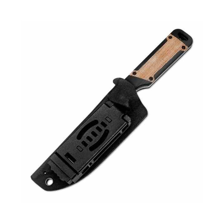 Couteau Kizer Militaw Black G10/Micarta Lame Acier Nitro-V Etui Kydex KI1067A2 - Livraison Gratuite