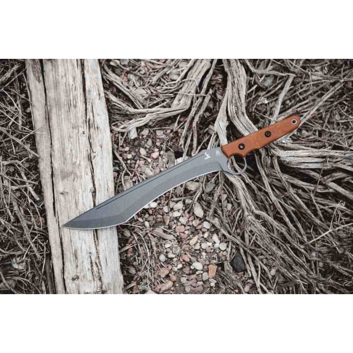 Couteau Tops Lilith Lame Acier Carbone 1095 Manche Micarta Etui Kydex Made USA TPLTH01 - Livraison Gratuite