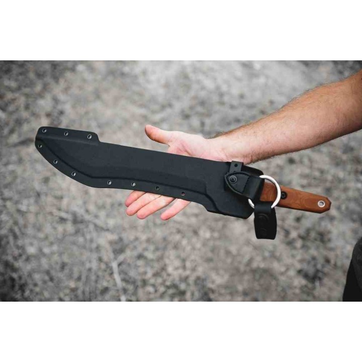Couteau Tops Lilith Lame Acier Carbone 1095 Manche Micarta Etui Kydex Made USA TPLTH01 - Livraison Gratuite