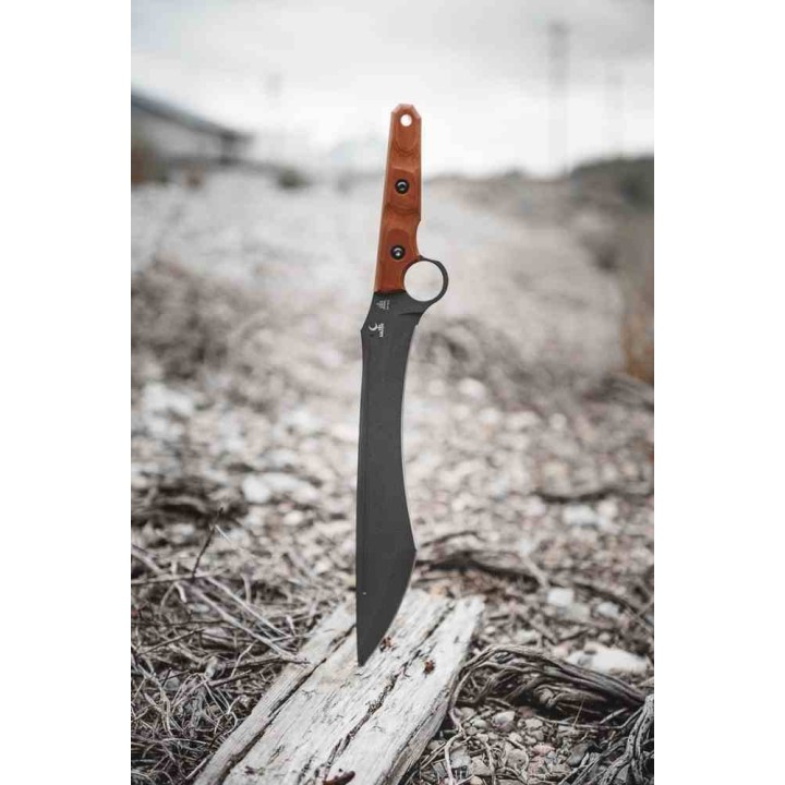 Couteau Tops Lilith Lame Acier Carbone 1095 Manche Micarta Etui Kydex Made USA TPLTH01 - Livraison Gratuite