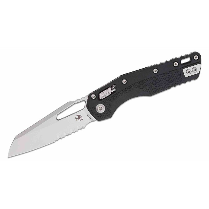 Couteau Microtech 210T-11PMBK MSI Black Lame Sheepsfoot M390MK Crossbar Lock Clip USA MCT210T11PMBK - Livraison Gratuite