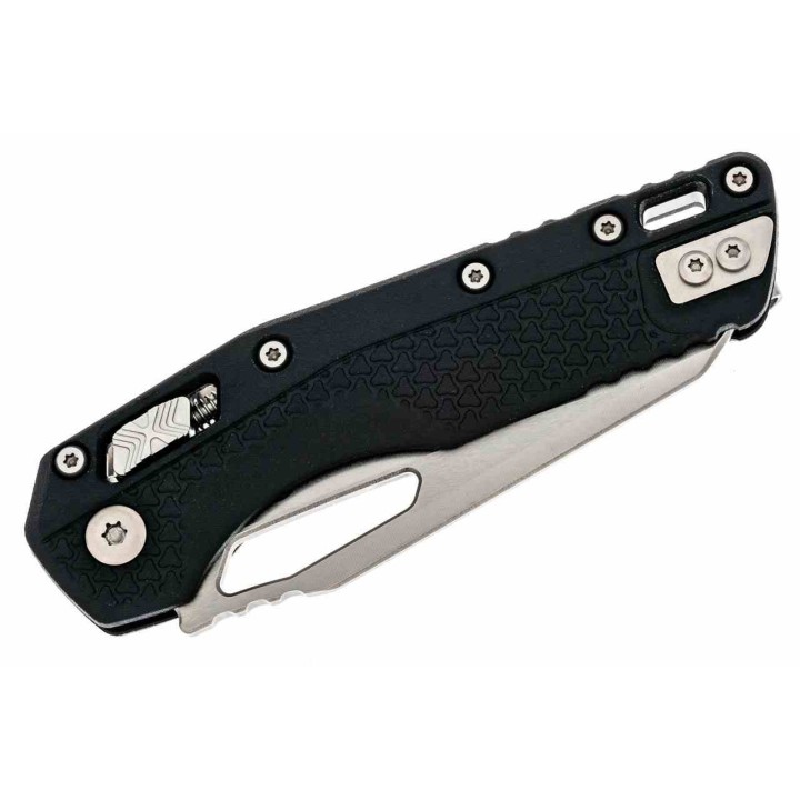 Couteau Microtech 210T-11PMBK MSI Black Lame Sheepsfoot M390MK Crossbar Lock Clip USA MCT210T11PMBK - Livraison Gratuite