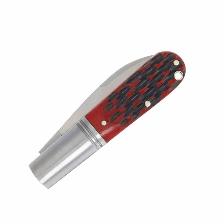 Couteau Rough Ryder Reserve Original Barlow Red Manche Os Lame Acier D2 Boite Collector RRR017RB - Livraison Gratuite