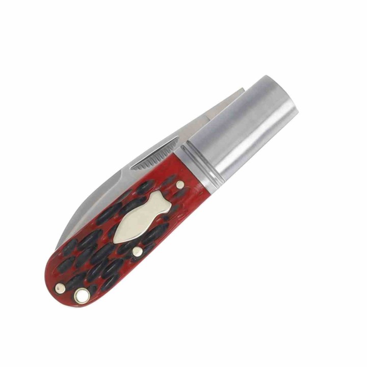 Couteau Rough Ryder Reserve Original Barlow Red Manche Os Lame Acier D2 Boite Collector RRR017RB - Livraison Gratuite