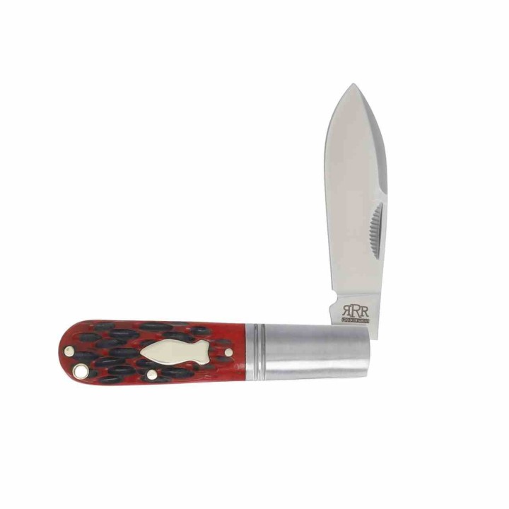 Couteau Rough Ryder Reserve Original Barlow Red Manche Os Lame Acier D2 Boite Collector RRR017RB - Livraison Gratuite