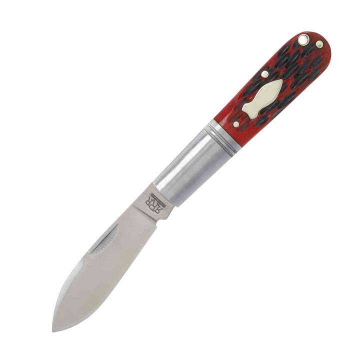 Couteau Rough Ryder Reserve Original Barlow Red Manche Os Lame Acier D2 Boite Collector RRR017RB - Livraison Gratuite
