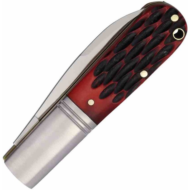 Couteau Rough Ryder Reserve Original Barlow Red Manche Os Lame Acier D2 Boite Collector RRR017RB - Livraison Gratuite