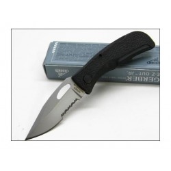 Couteau Gerber E-Z Out Junior Acier Carbone/Inox Serrated Manche Zytel Made In USA G6551 - Livraison Gratuite