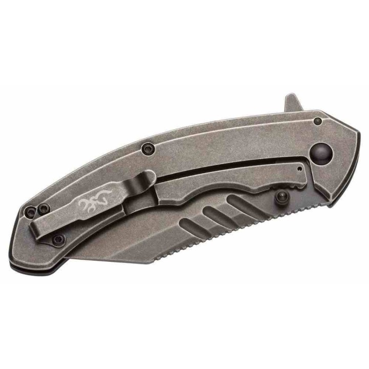 Couteau Tactical Browning OVIX Camo A/O Lame Tanto Acier D2 Manche G10/Alu Frame Lock Clip BR0467 - Livraison Gratuite