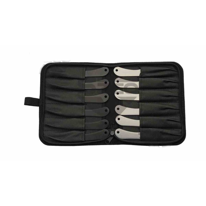 Set De Couteau de Lancer Rite Edge Rival Throwing Set 12pcs Acier Inox Housse Nylon CN211635 - Livraison Gratuite