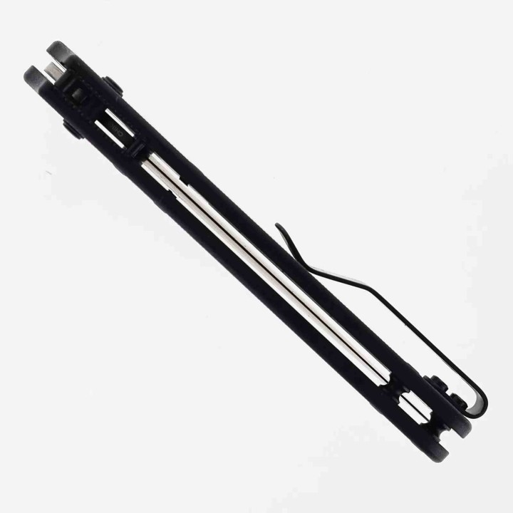 Couteau Defcon Ultra Lite Black Manche G10 Lame Acier 14C28N Clip Point Axis Lock CLip TD010FBK - Livraison Gratuite