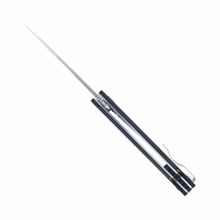 Couteau Cobratec Monarch Tanto Black G10 Lame Acier D2 IKBS Linerlock Clip CBTMONBLKT - Livraison Gratuite