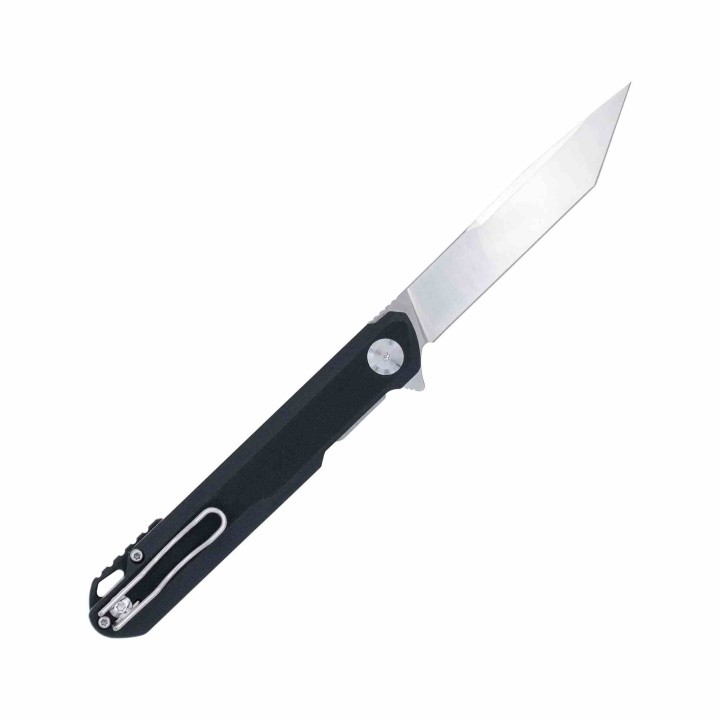 Couteau Cobratec Monarch Tanto Black G10 Lame Acier D2 IKBS Linerlock Clip CBTMONBLKT - Livraison Gratuite