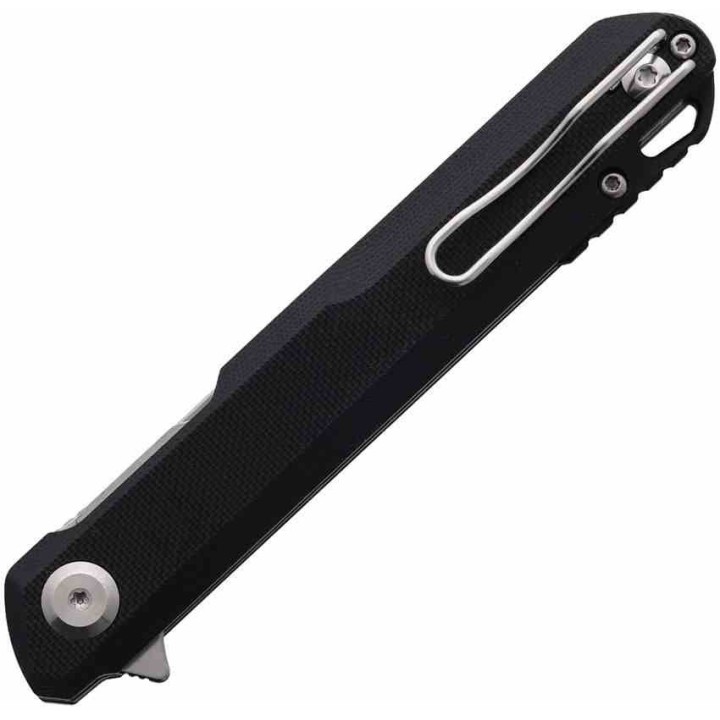 Couteau Cobratec Monarch Tanto Black G10 Lame Acier D2 IKBS Linerlock Clip CBTMONBLKT - Livraison Gratuite