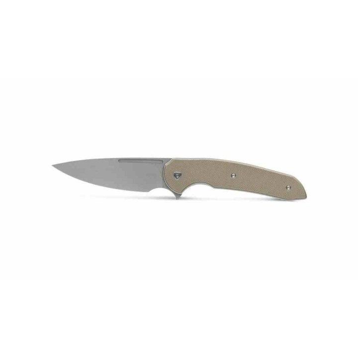 Couteau Ferrum Forge Stinger Tan Manche G10 Lame Acier Nitro-V Liner Lock Clip FF005T - Livraison Gratuite