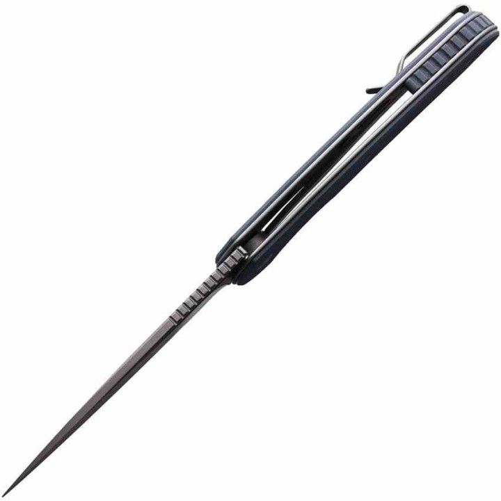 Couteau Ferrum Forge Stinger Blue Manche G10 Lame Acier Nitro-V Liner Lock Clip FF005BU - Livraison Gratuite