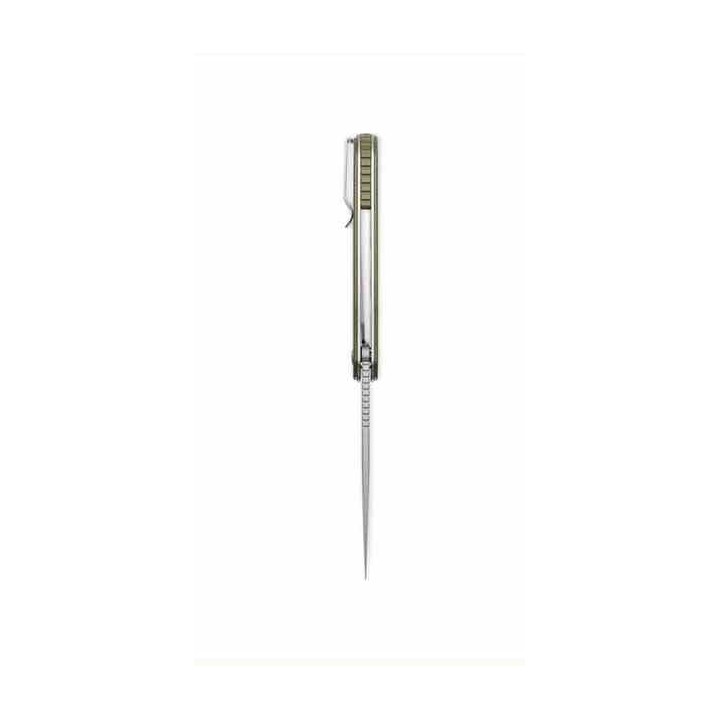 Couteau Ferrum Forge Stinger Green Manche G10 Lame Acier Nitro-V Liner Lock Clip FF005G - Livraison Gratuite