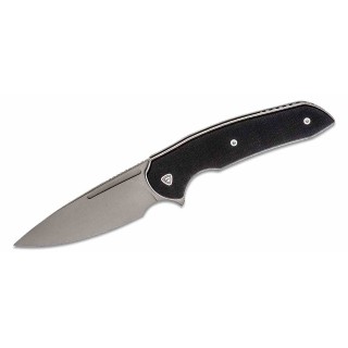 Couteau Ferrum Forge Stinger Black Manche G10 Lame Acier Nitro-V Liner Lock Clip FF005B - Livraison Gratuite