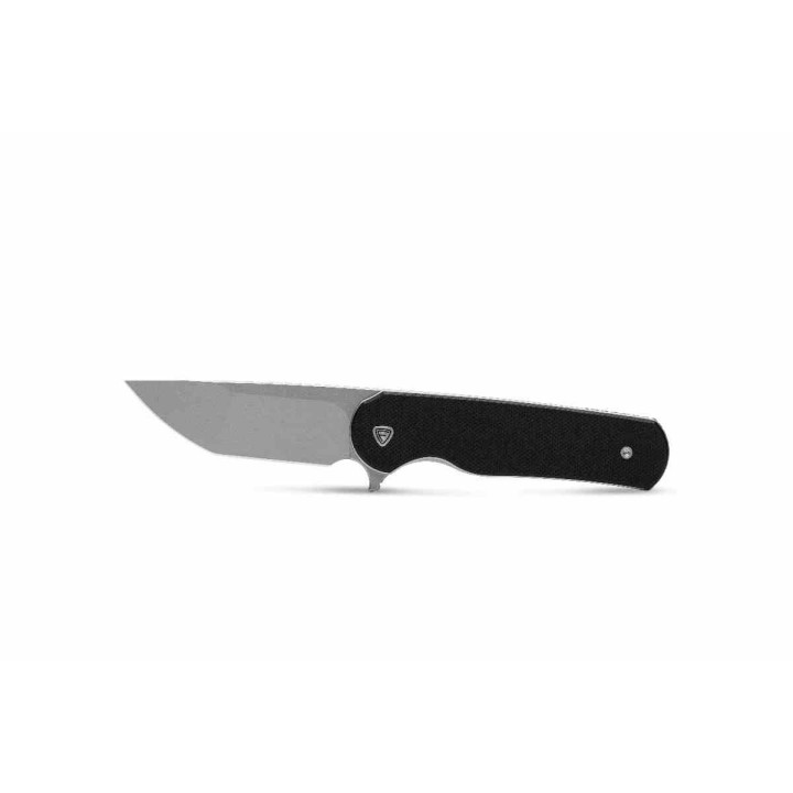 Couteau Ferrum Forge Zelex Black Manche en G10 Lame Tanto Acier D2 Liner Lock Clip FF012B - Livraison Gratuite